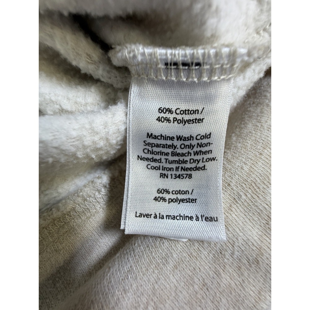 Vineyard Vines Shep Shirt Pullover Top Womens Size M Oatmeal 1/4 button Pockets - Picture 6 of 7
